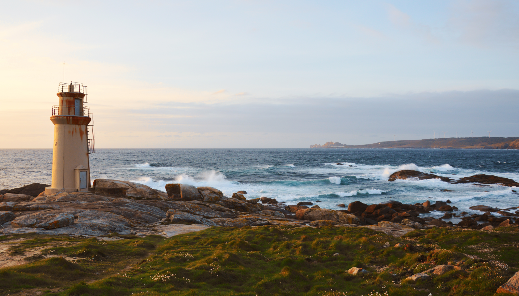 Paisaje de la costa de Galicia