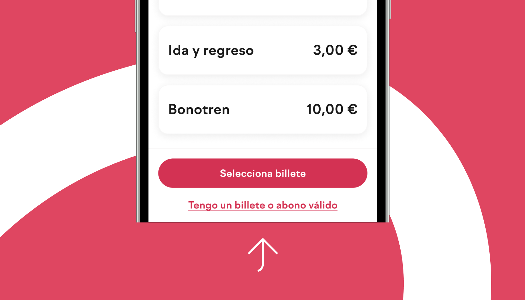  funcionalidad “tengo un billete o abono válido” en la app de dōcō