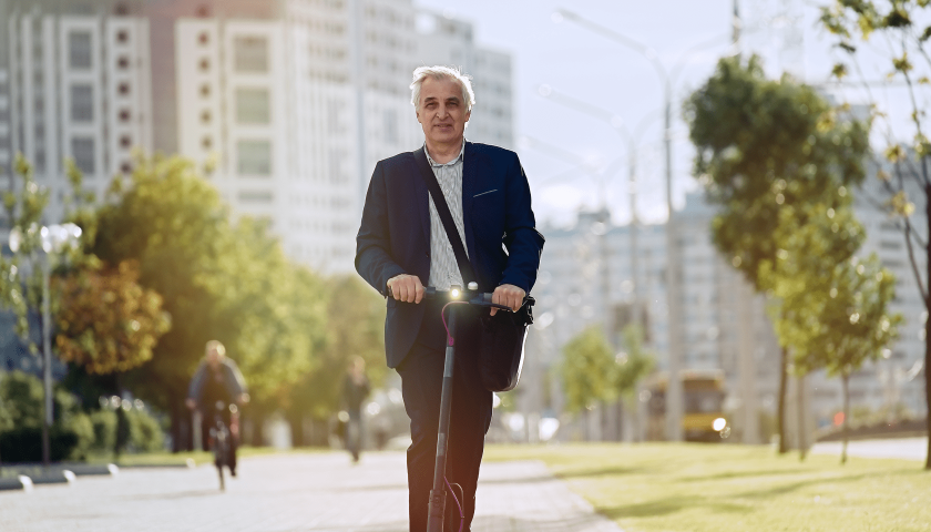 Ciudad sostenible apostando por el transporte multimodal