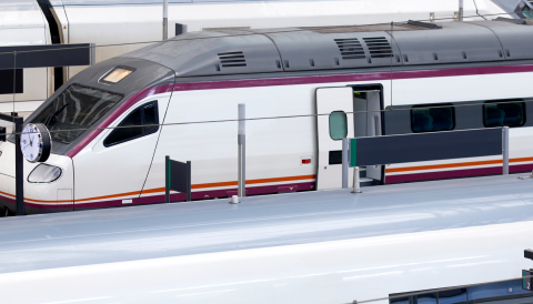 Trenes parados en estación